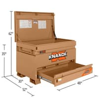 Knaack Jobmaster Chest With Junk Trunk, Model 4830-D